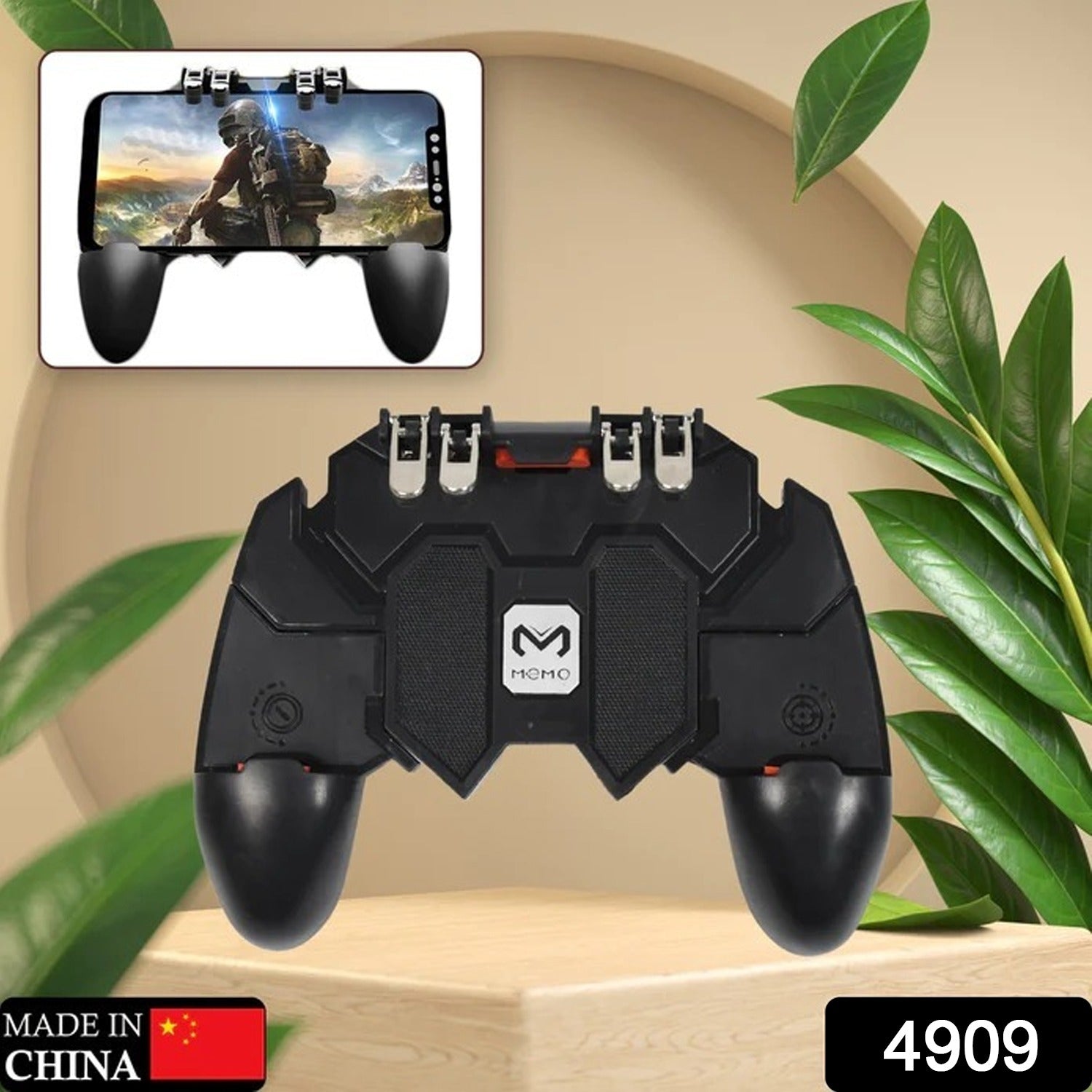 4909 Portable Mobile Game Pad Controller with 4 Triggers For All Games Use of Survival Mobile Controller DeoDap 4909 Portable Mobile Game Pad Controller with 4 Triggers For All Games Use of Survival Mobile Controller DeoDap